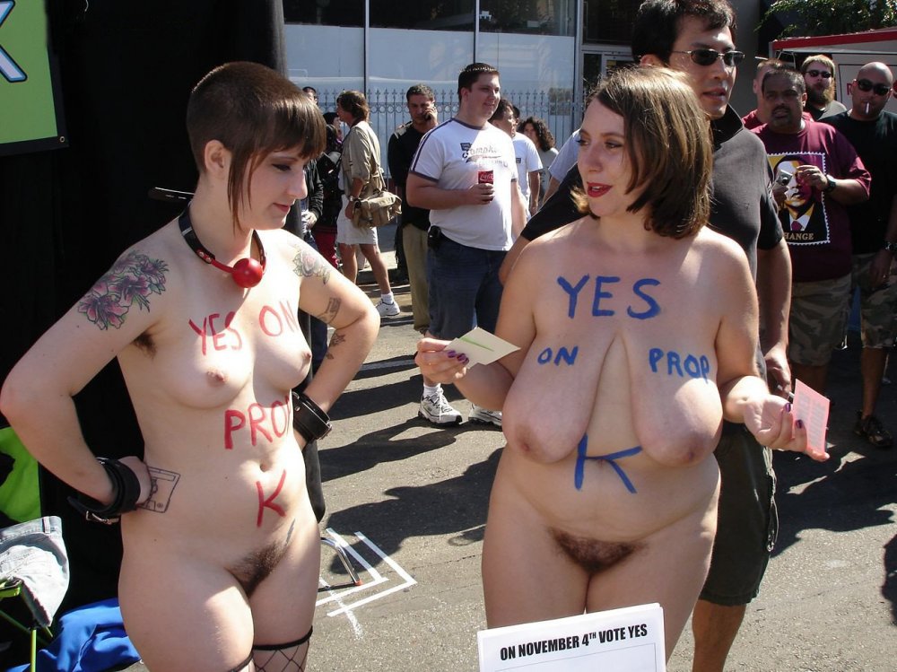 Naked girls at the holiday