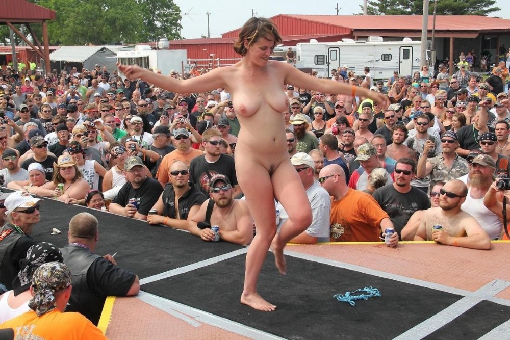 Erotic outfits, in public