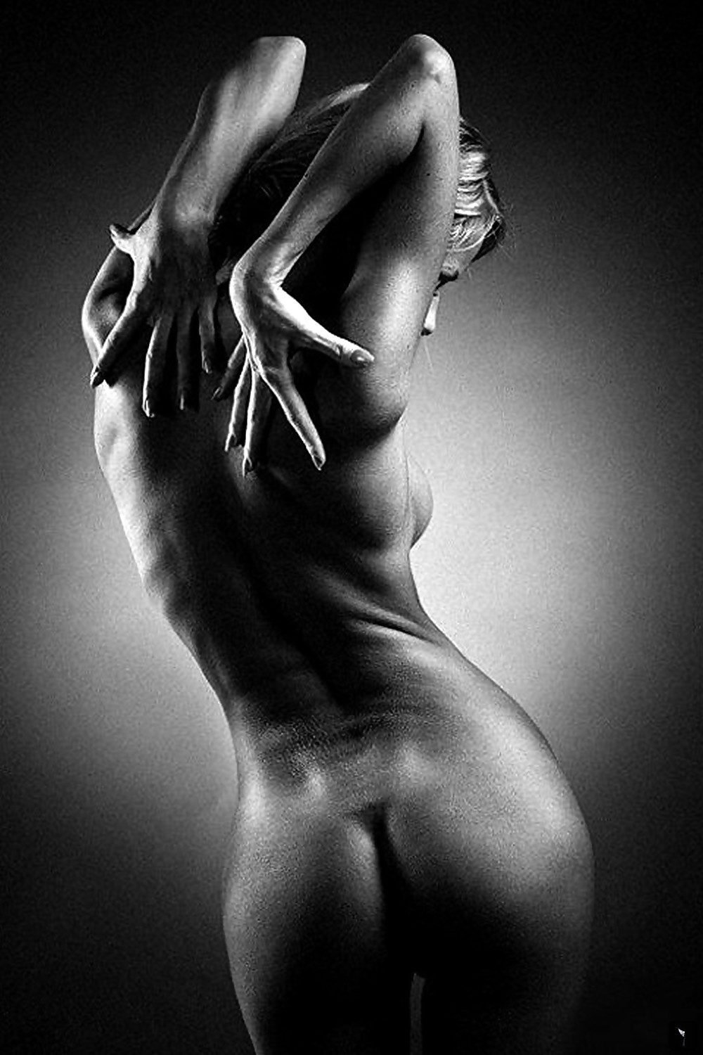 Beautiful naked female body