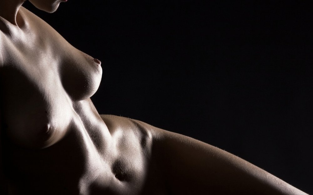 Beautiful naked female body