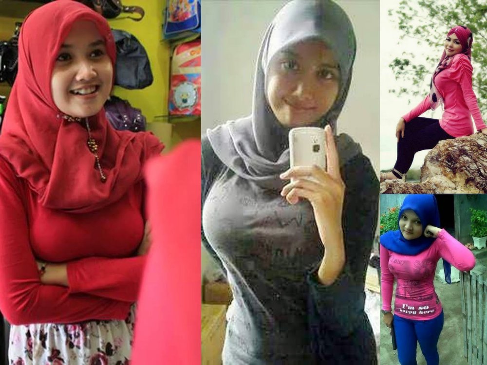 Hijab selfie Indonesian Big Boobs