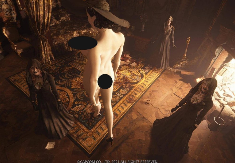Lady Dimitrescu Resident Evil Nude