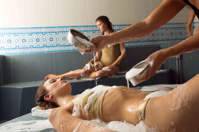 Pilling in hammam
