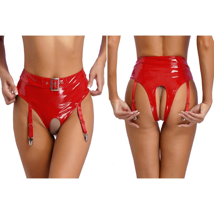 Leather panties