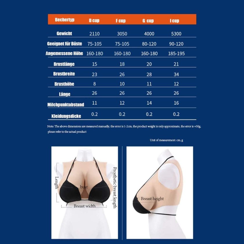 Silicone breasts