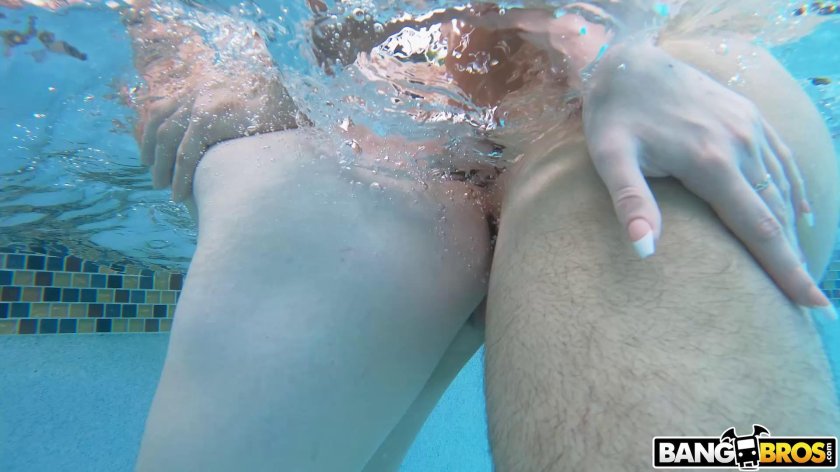 In the pool